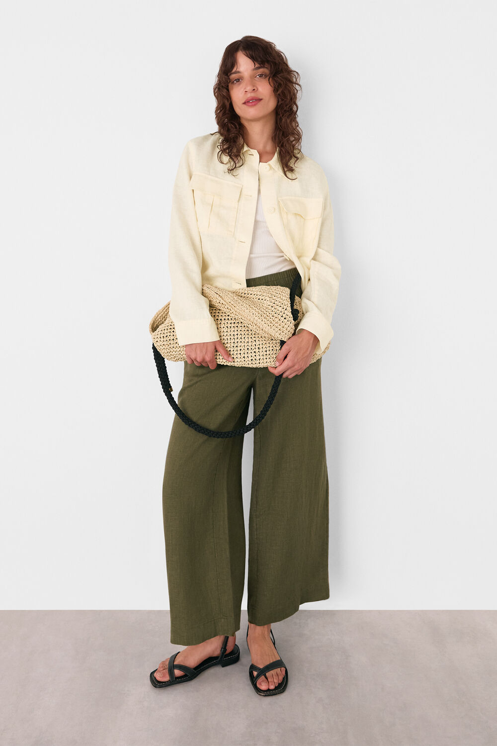 Abby Linen Casual Jacket