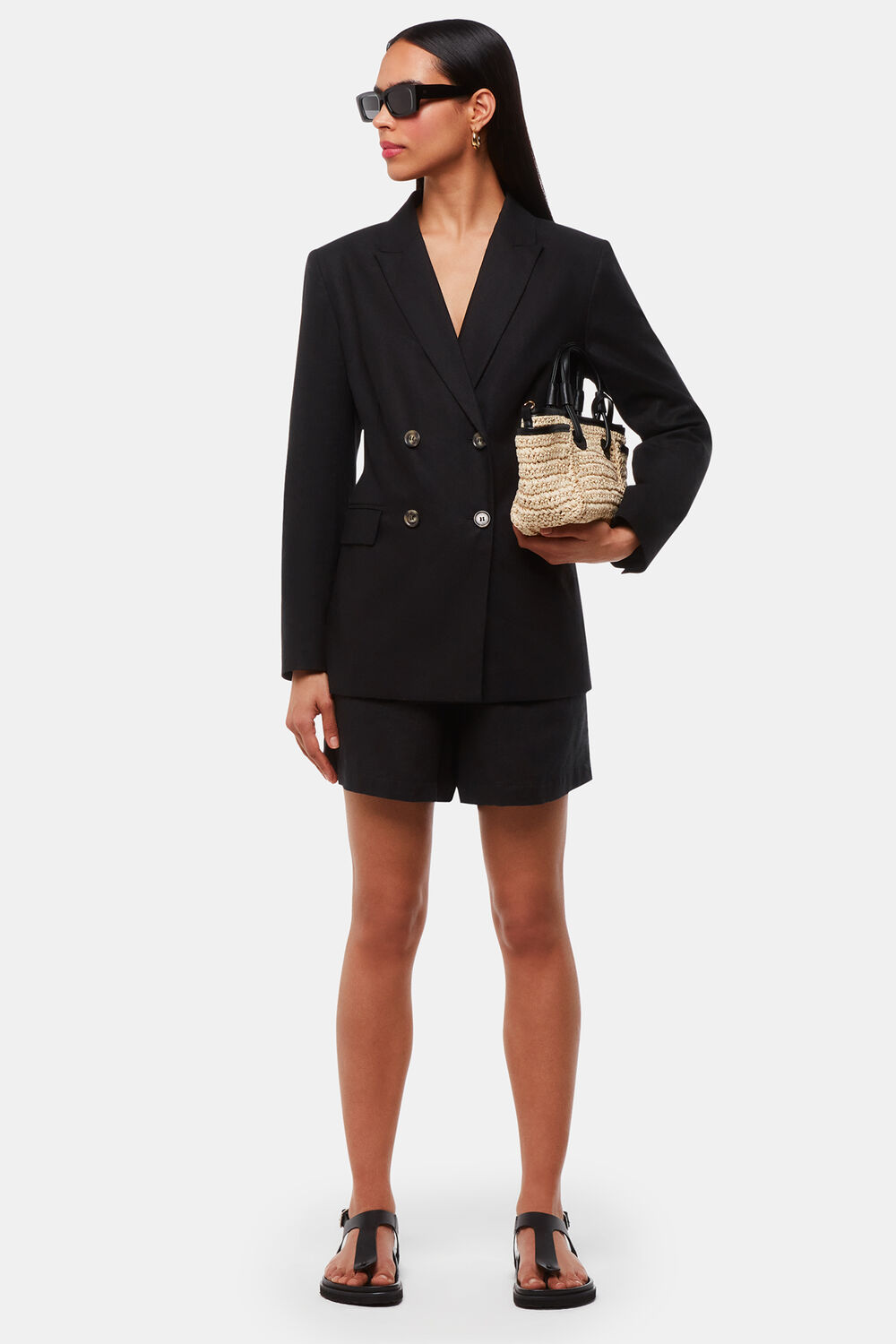 Lindsey Linen Blend Blazer