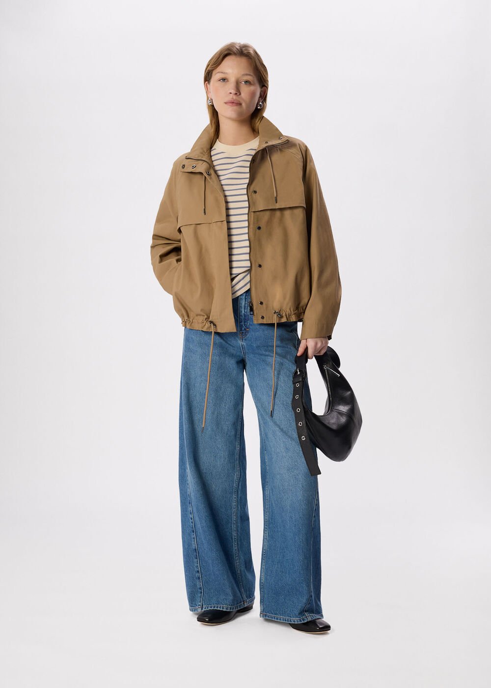 Stripe Relaxed Cotton T-shirt