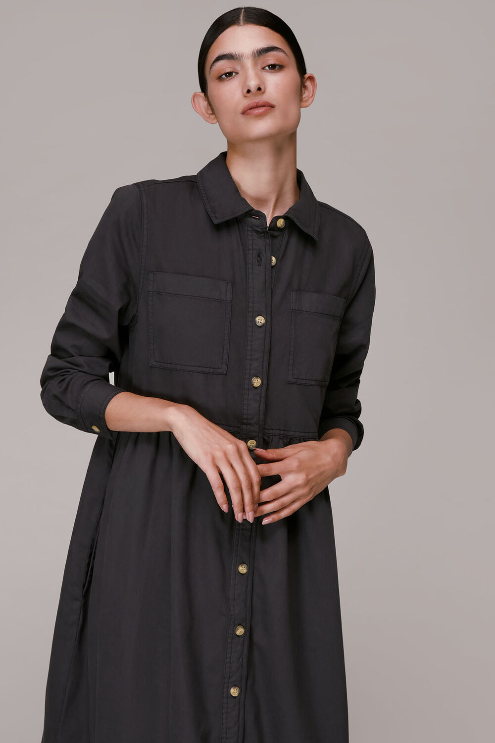 Button Up Shirt Dress