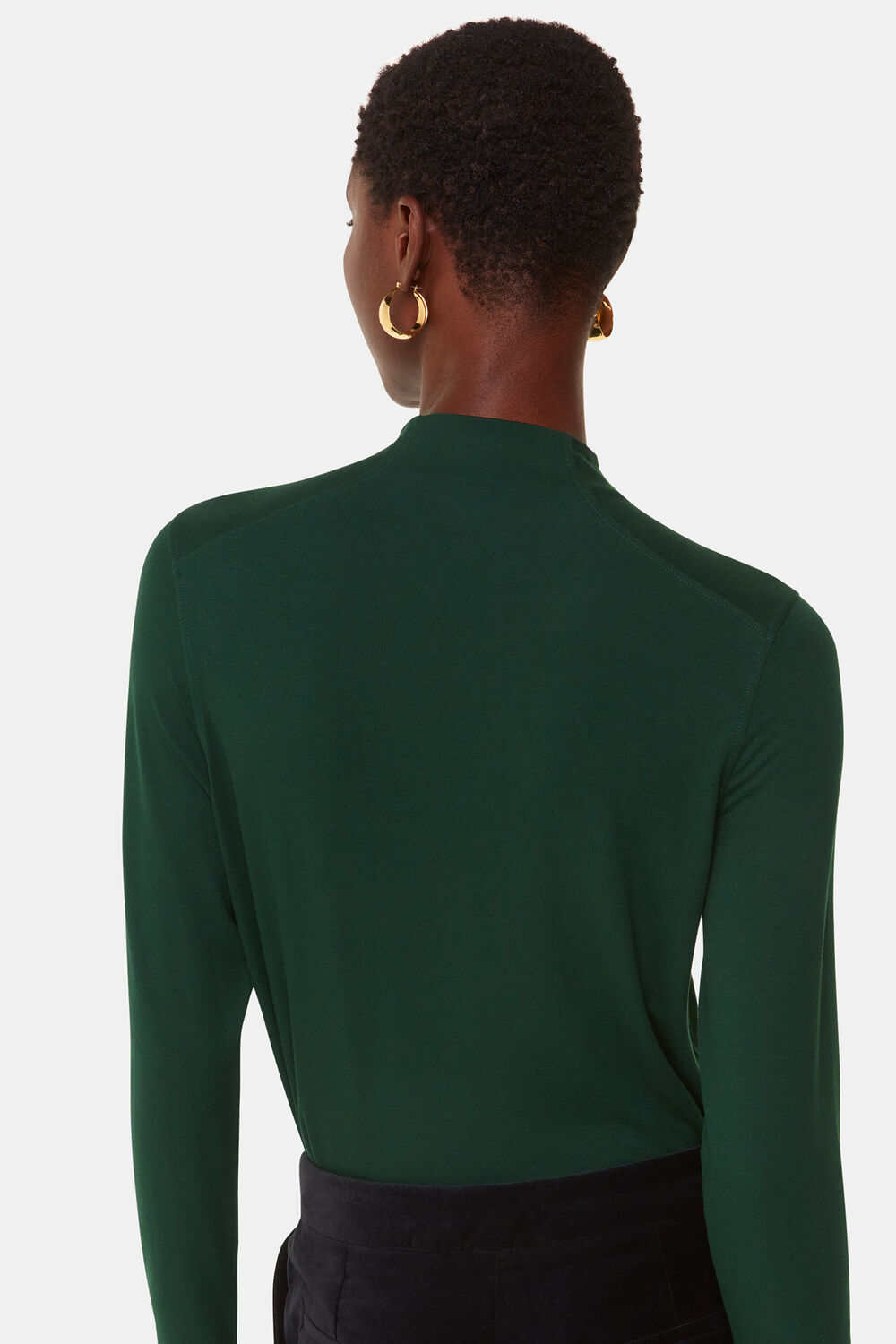 Ruched Front Detail Jersey Top