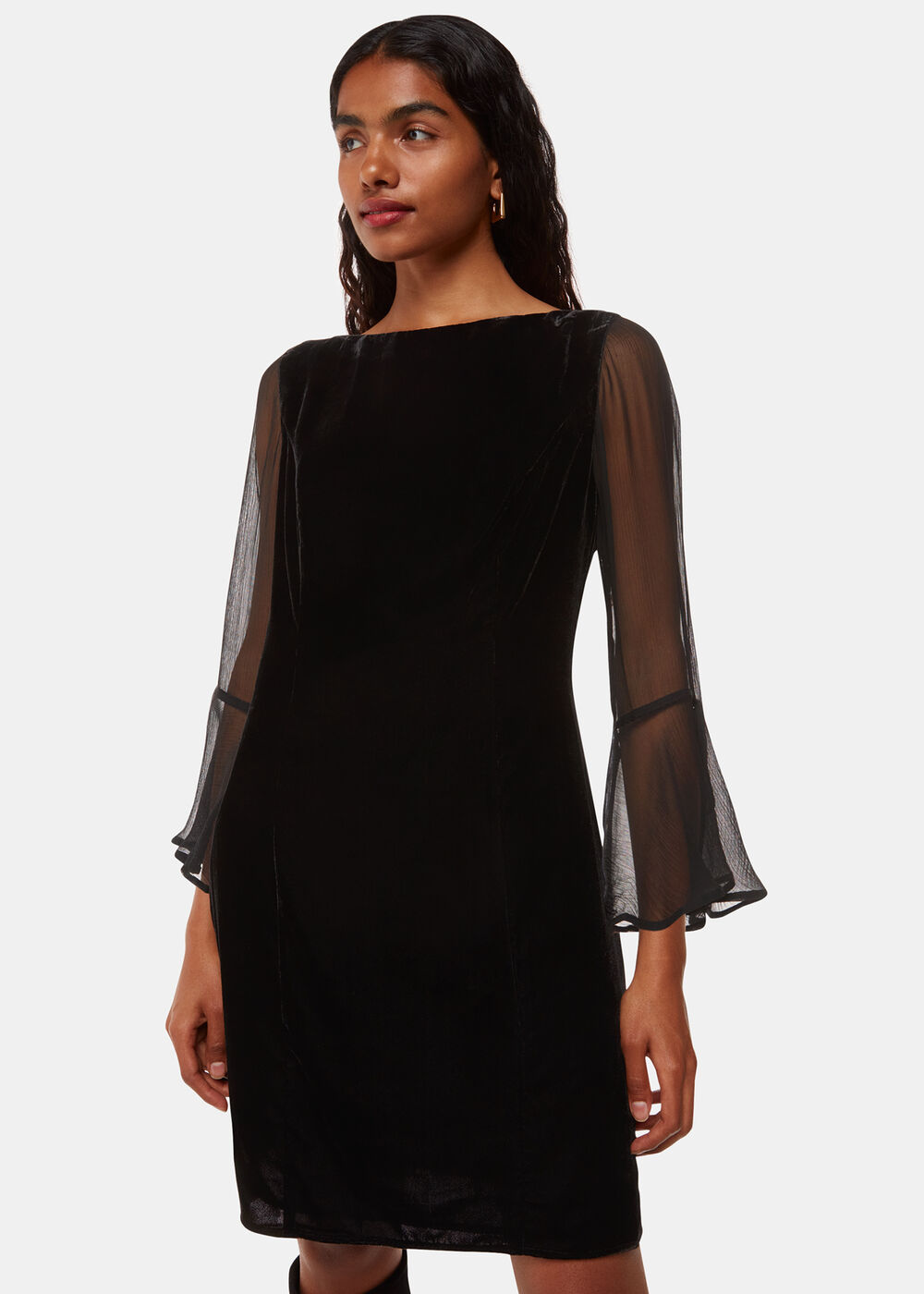 Petite Myla Velvet Mini Dress