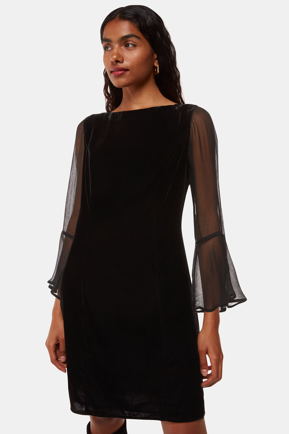 Petite Myla Velvet Mini Dress