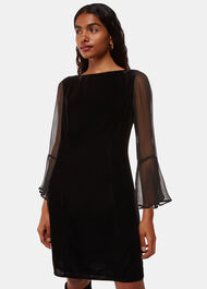 Petite Myla Velvet Mini Dress