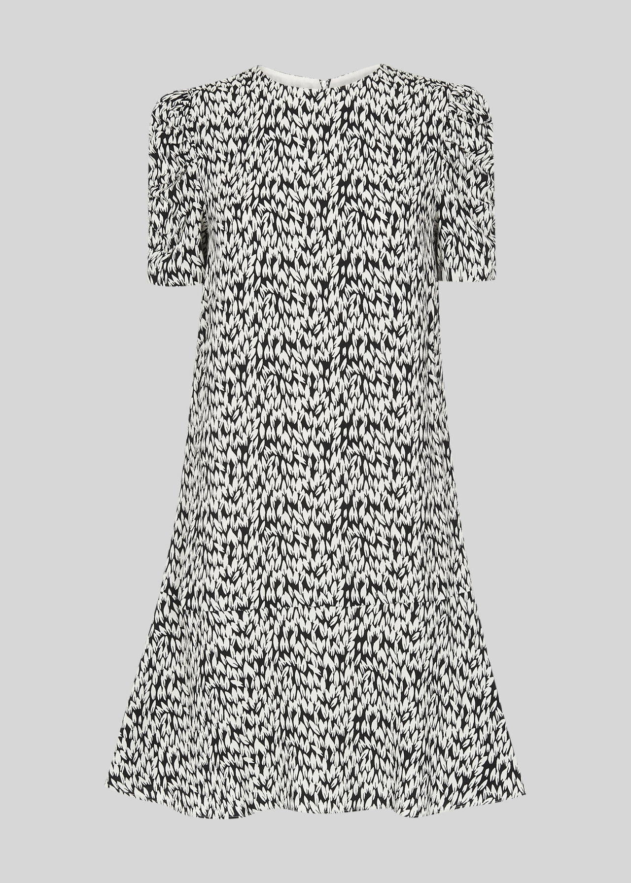 Petal Print Dress Black/Multi