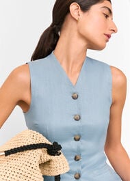 Molly Linen Waistcoat