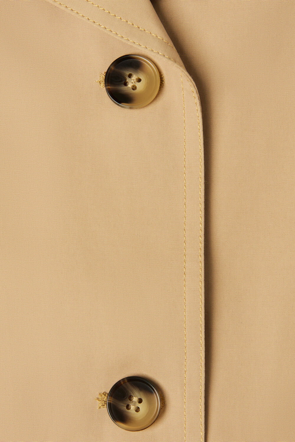 Petite Short Cotton Trench Jacket
