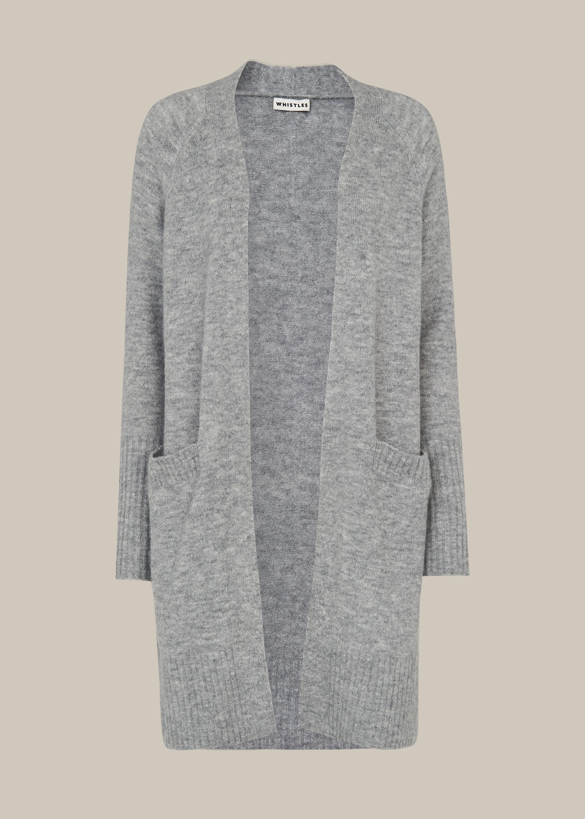 Long wool clearance cardigan