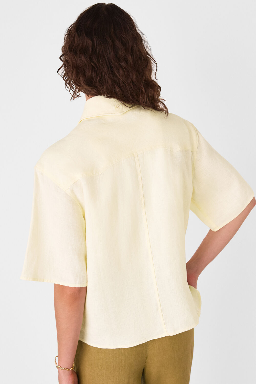Linen Western Detail Shirt