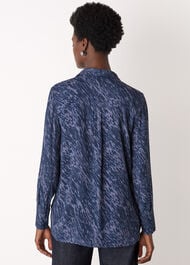 Abstract Marks Collared Shirt