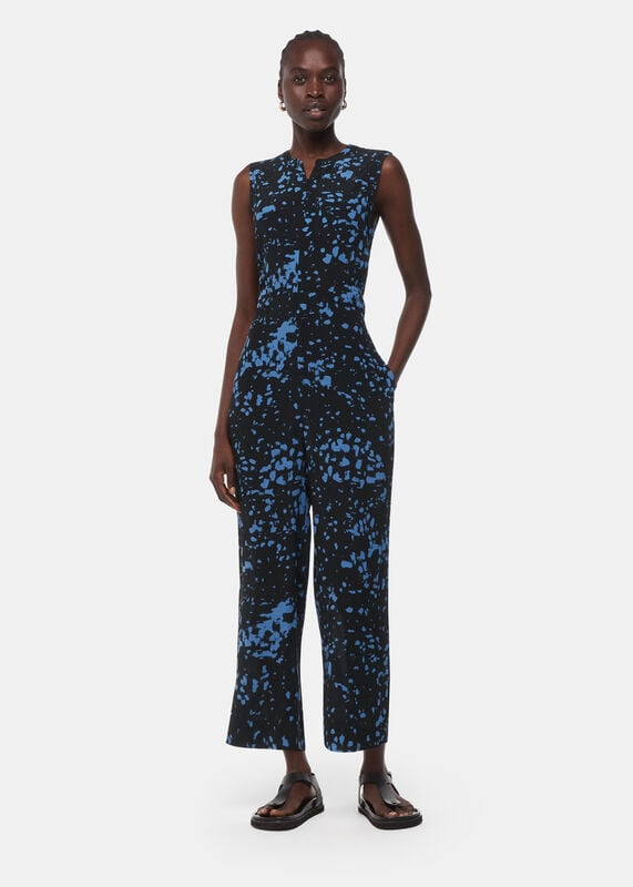 Black Smudged Spot Josie Jumpsuit