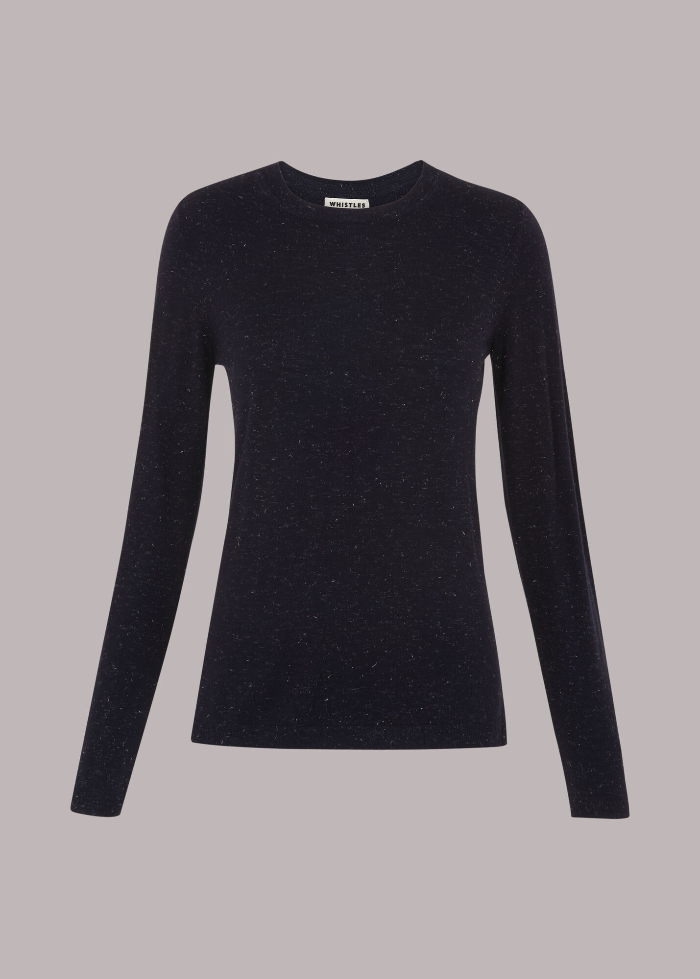 Navy Annie Sparkle Knit WHISTLES
