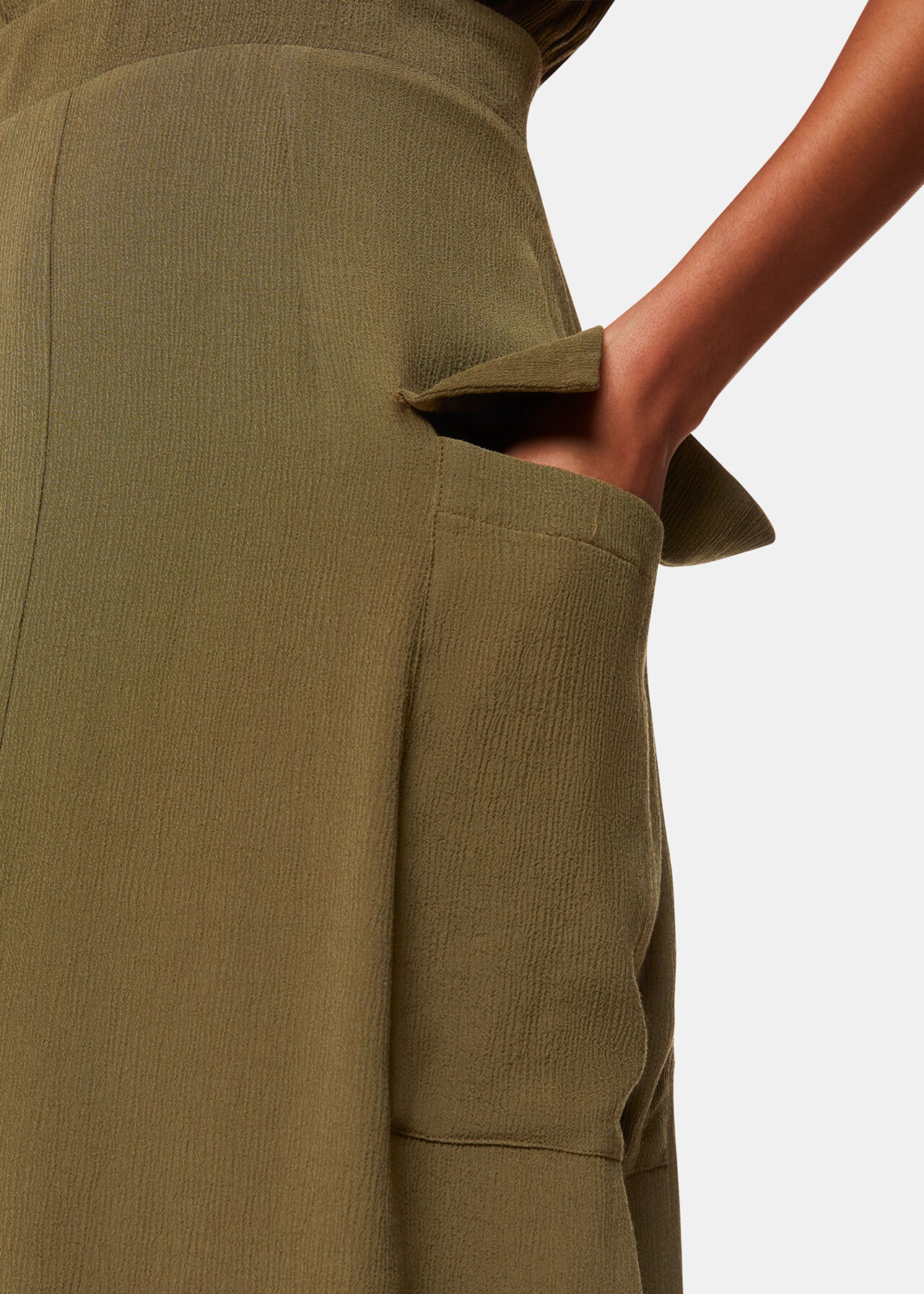 Pocket Detail Midi Dress