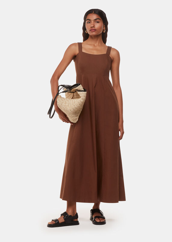 Brown Petite Anna Dress