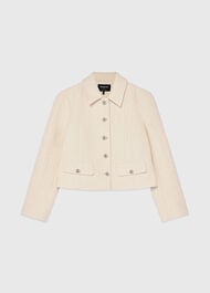 Petite Cropped Boucle Jacket