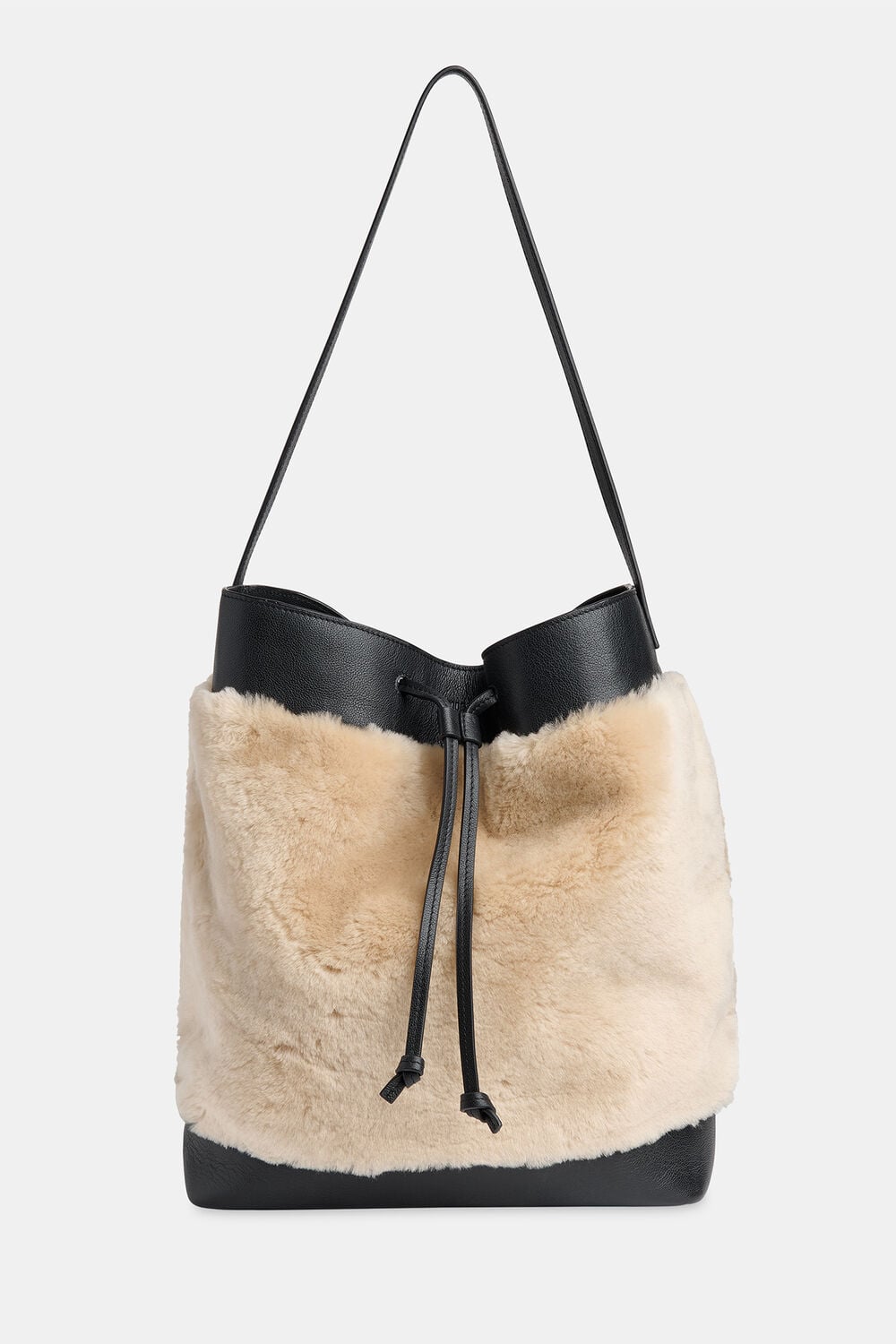 Sasha Shearling Tote Bag