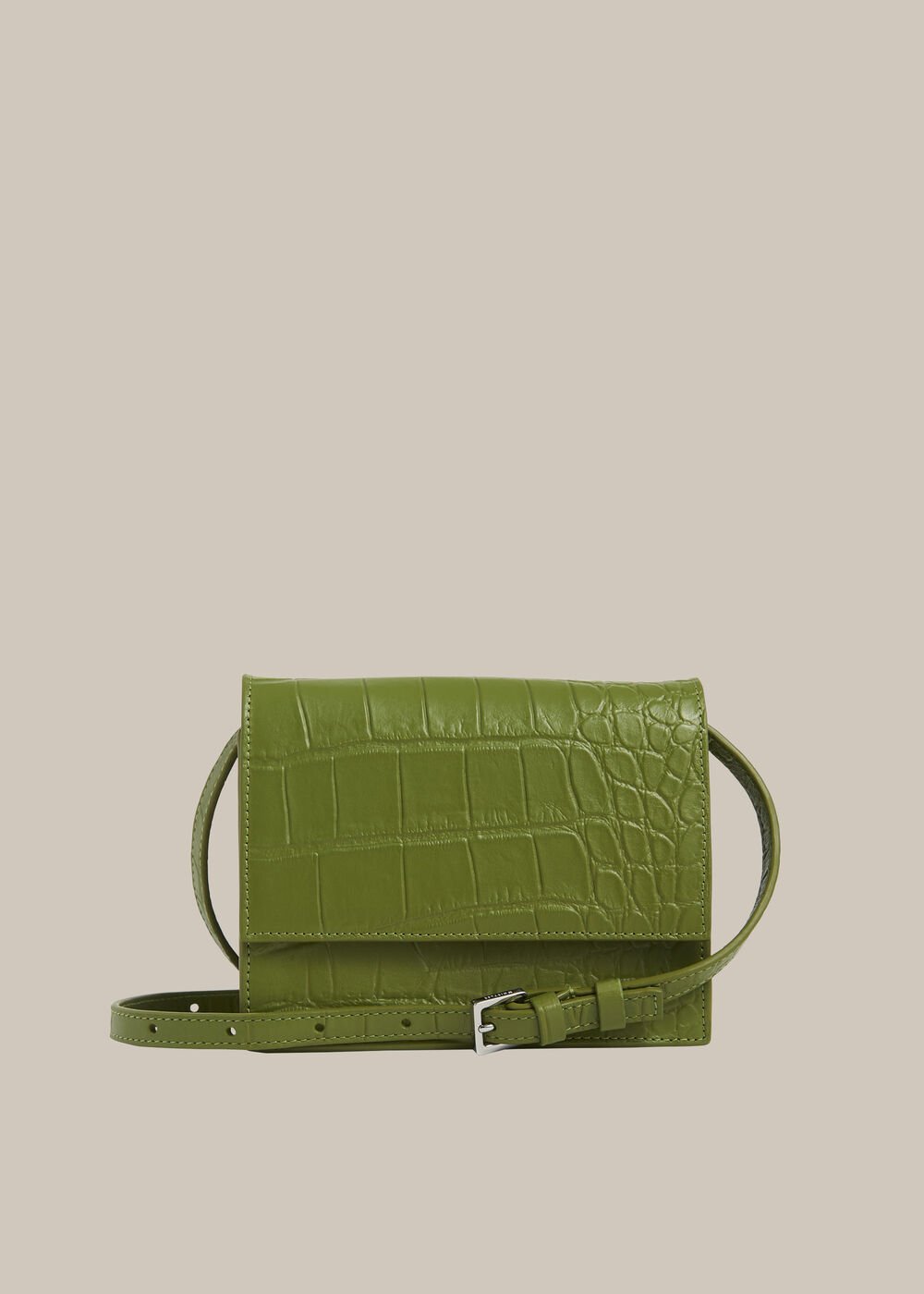 Suri Mini Croc Crossbody