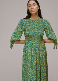 JL Ditsy Sunflower Print Dress