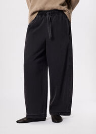 Casual Denim Barrel Trouser
