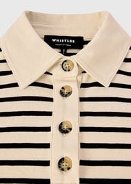 Short Sleeve Stripe Polo