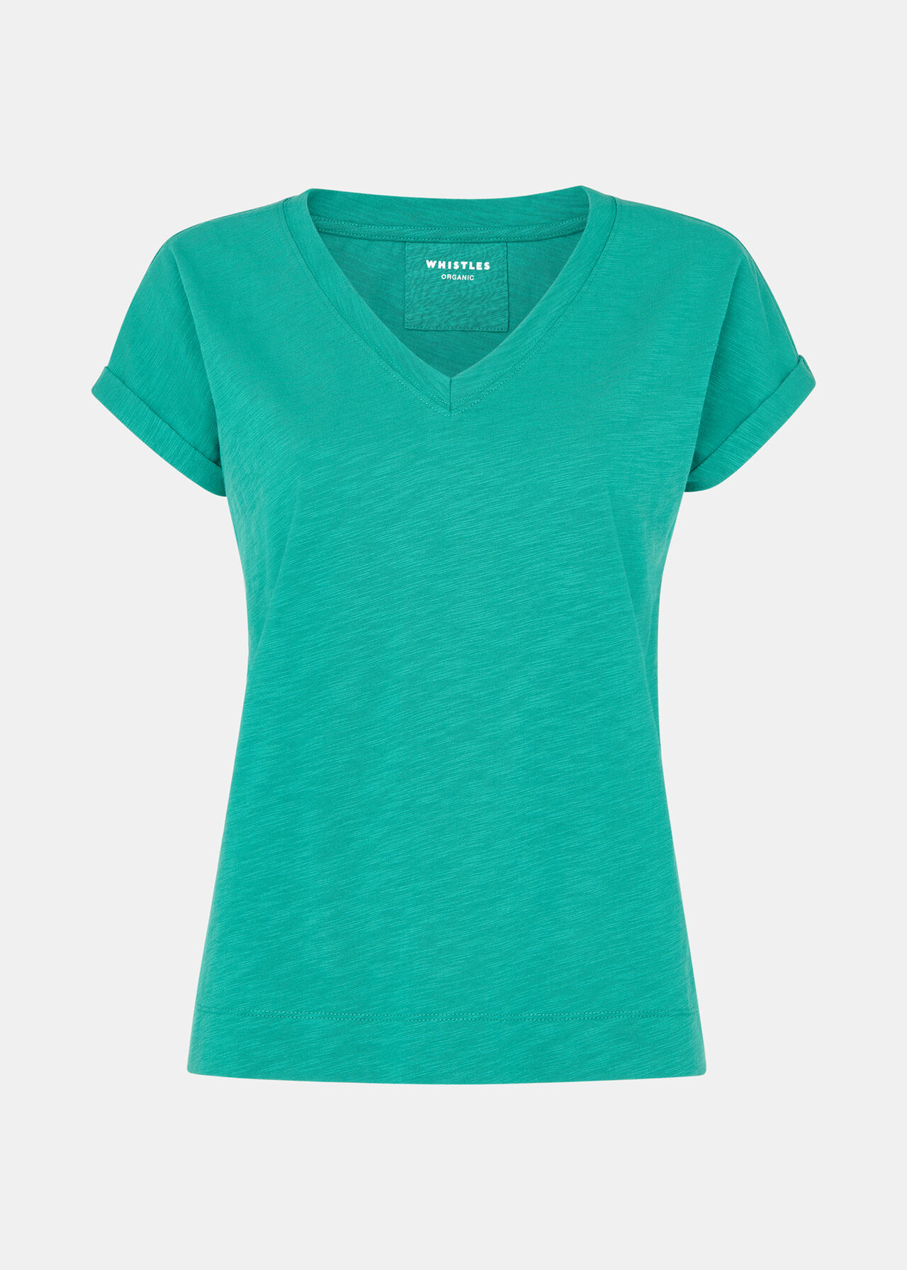 Willa V Neck Cap Sleeve Tee