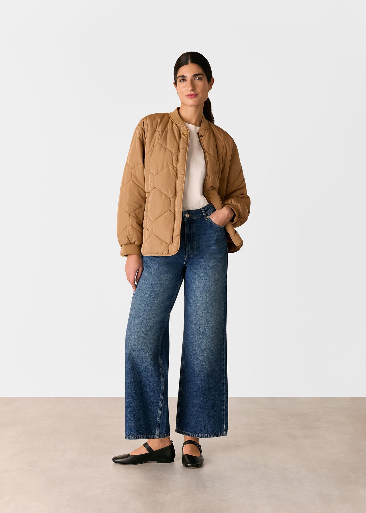 Ida Short Quilted Coat