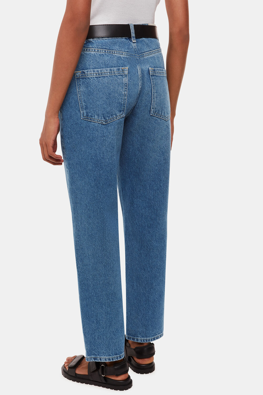 Petite Straight Leg Full Length Jean