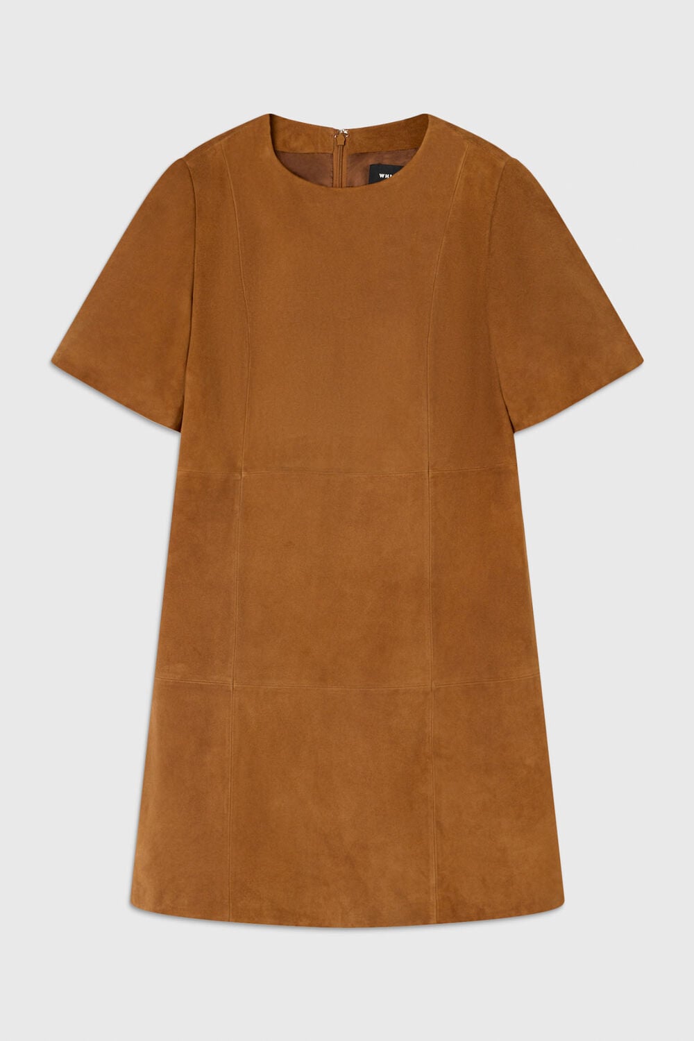 Suede Boxy Mini Dress