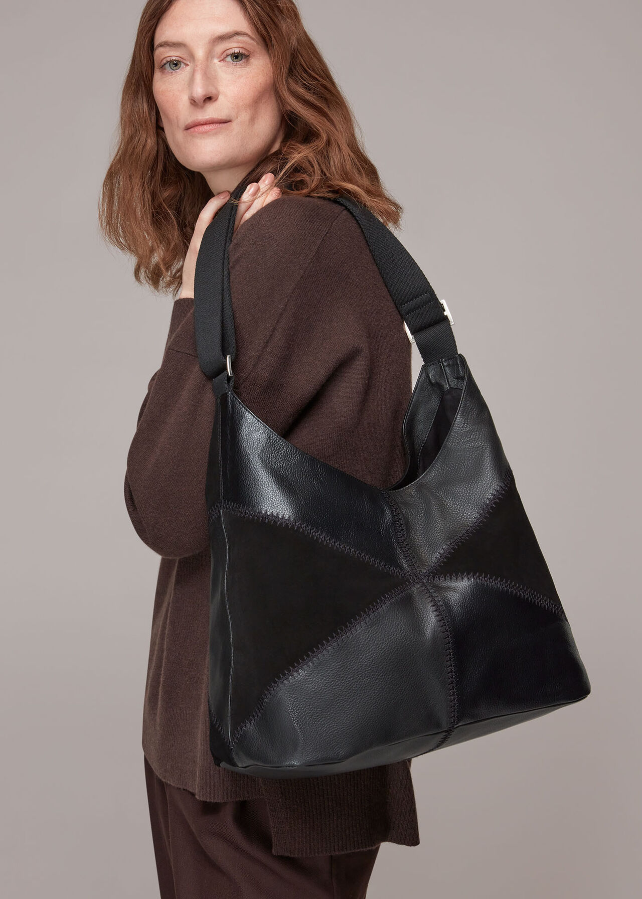 Norah Patchwork Shoulder Bag