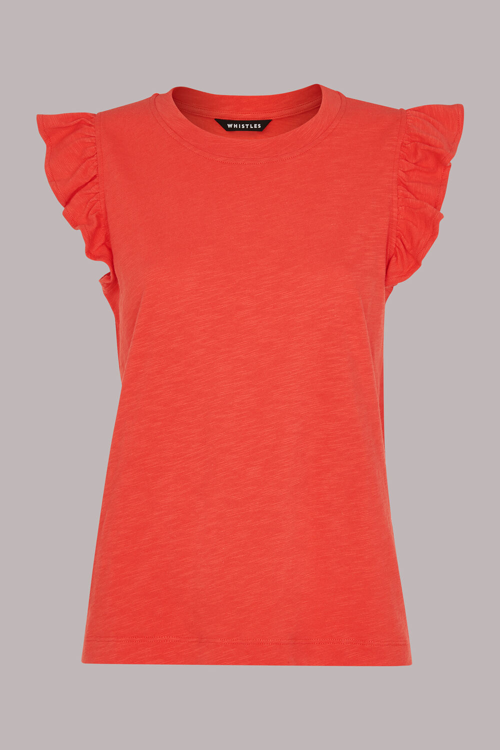 Frill Cap Sleeve T-Shirt
