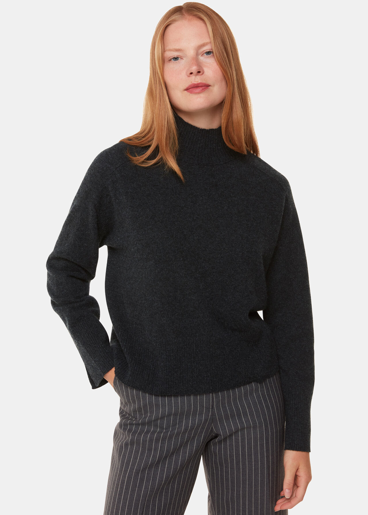 Cashmere Funnel Neck