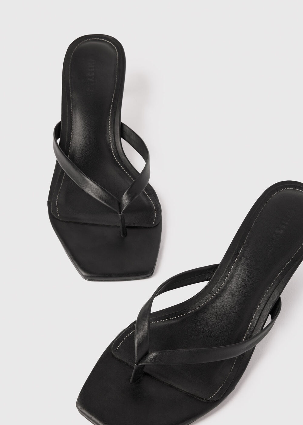 Toe Post Kitten Heel Mule