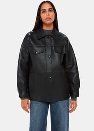 Clean Bonded Leather Jacket