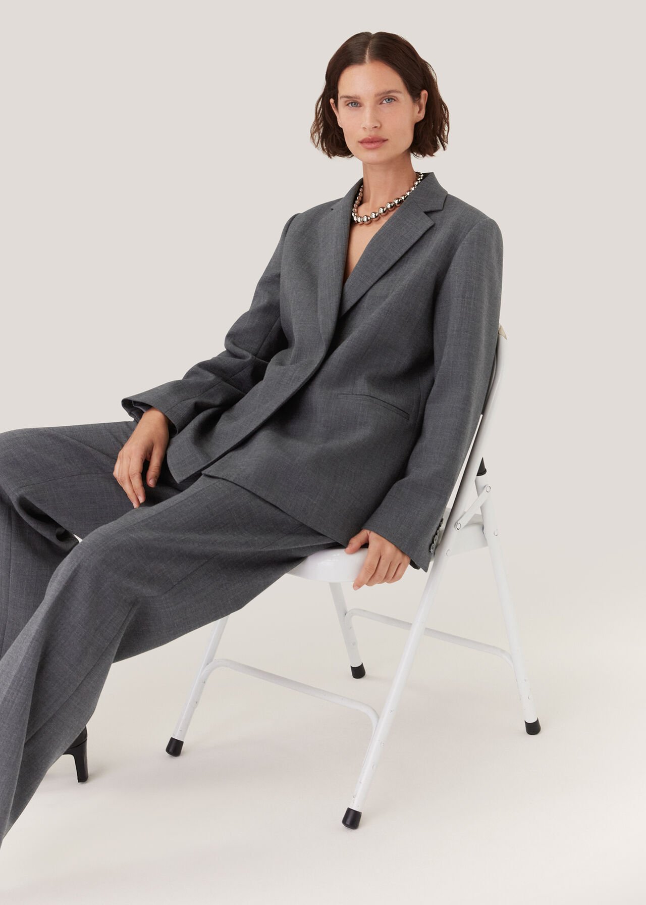 Natalie Wool Blend Trouser