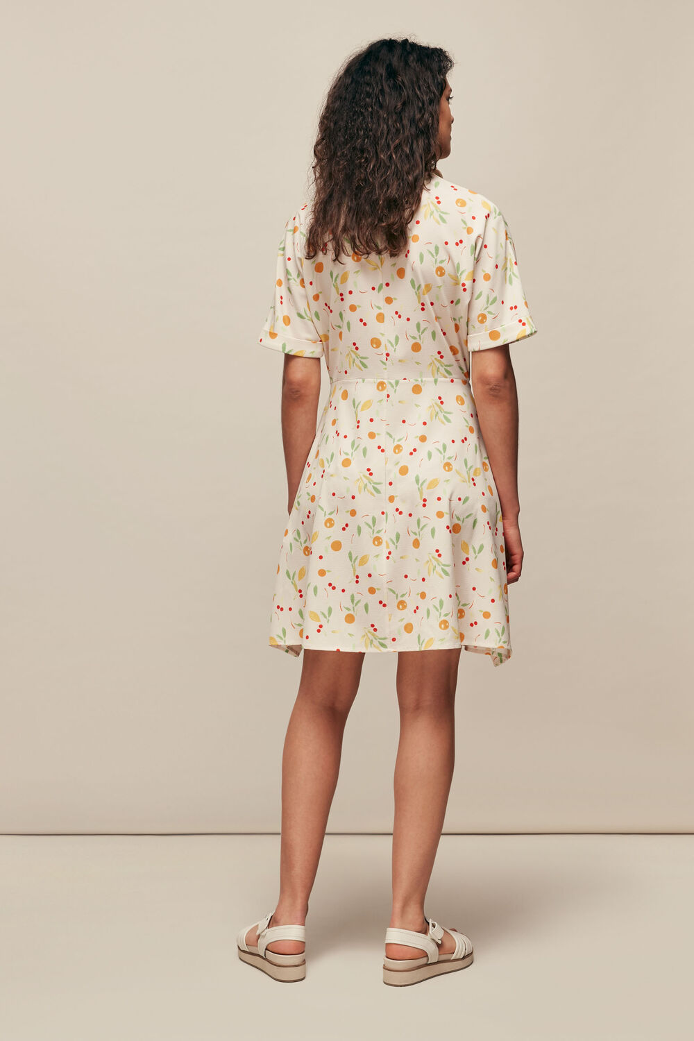Dolly Fruit Tie Front Dress
