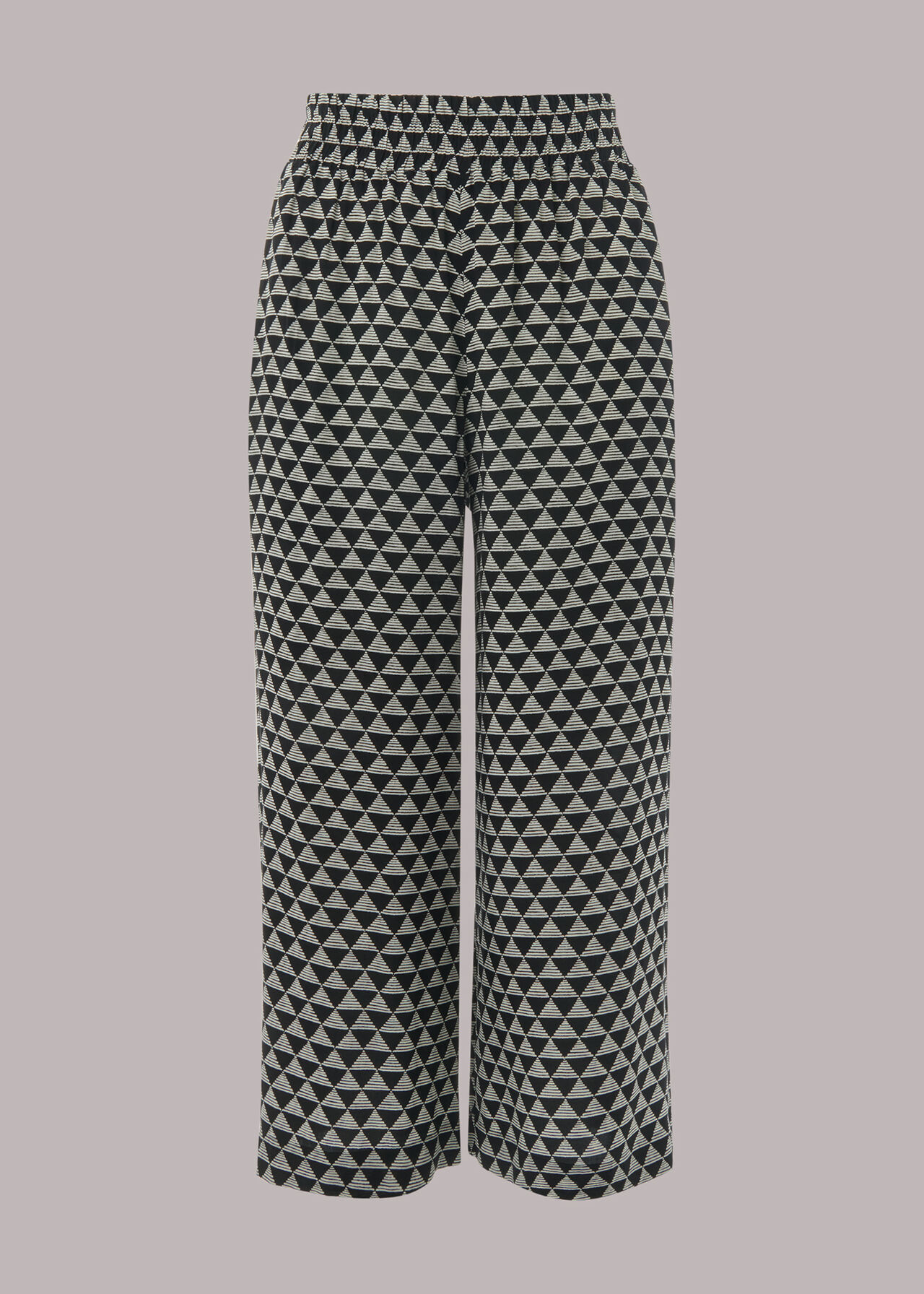 Petite Triangle Checkerboard Trouser