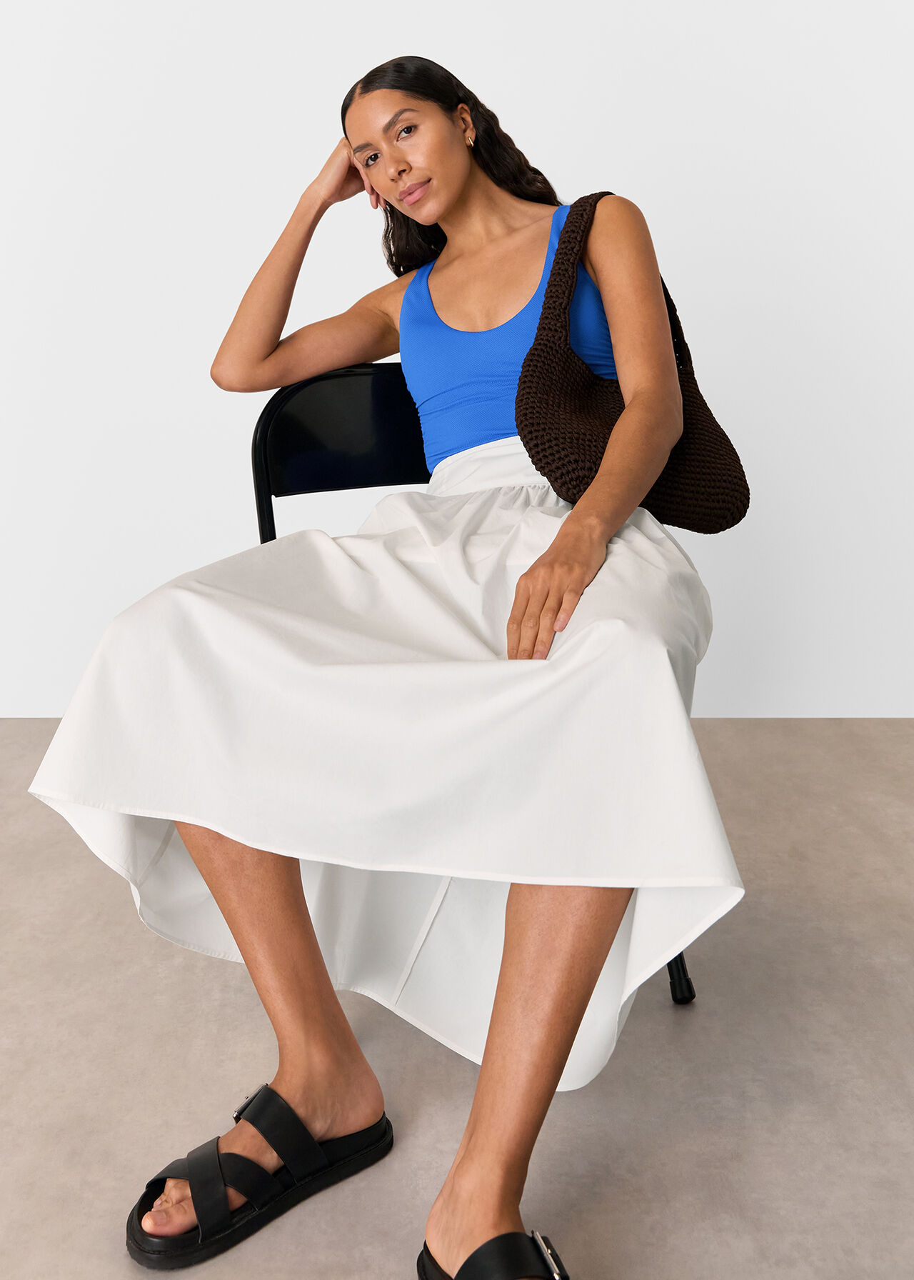 Textured Side Ruched Swimsuit