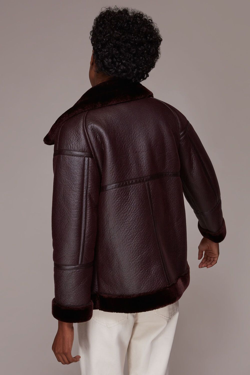 Lauren Faux Fur Biker