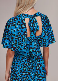 Petite Painted Leopard Amelia Dress