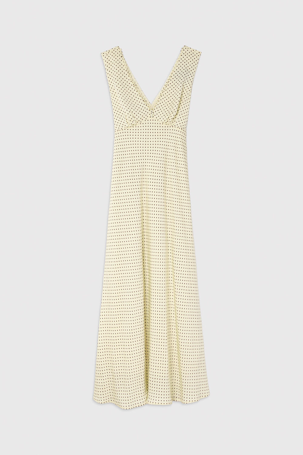 Yellow Mini Spot Sleeveless Dress