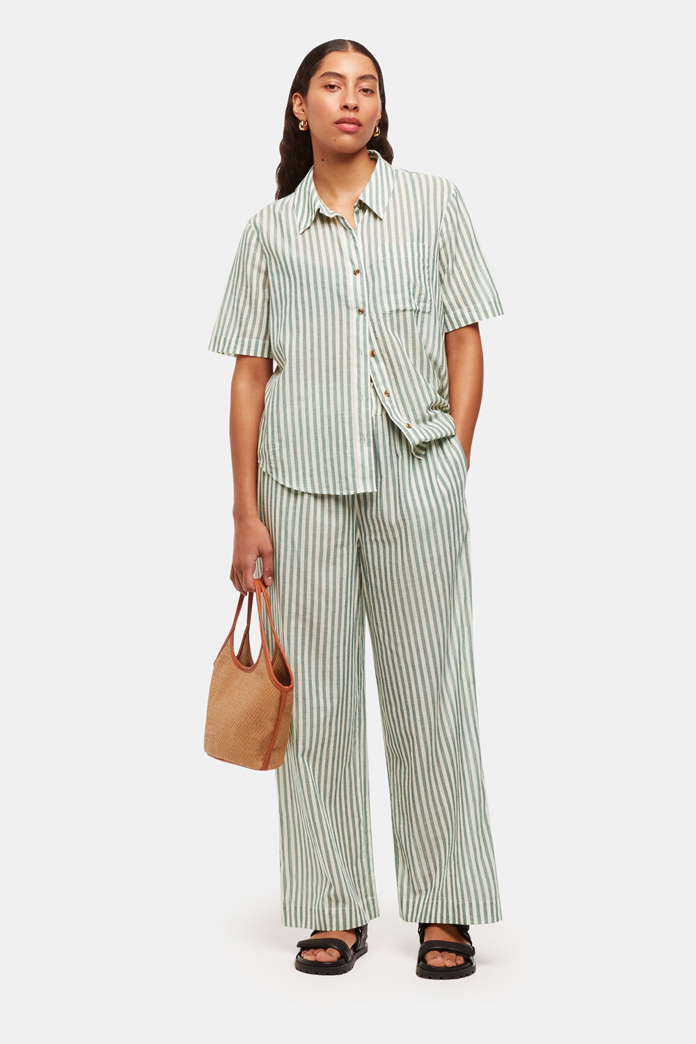 Stripe Beach Trouser