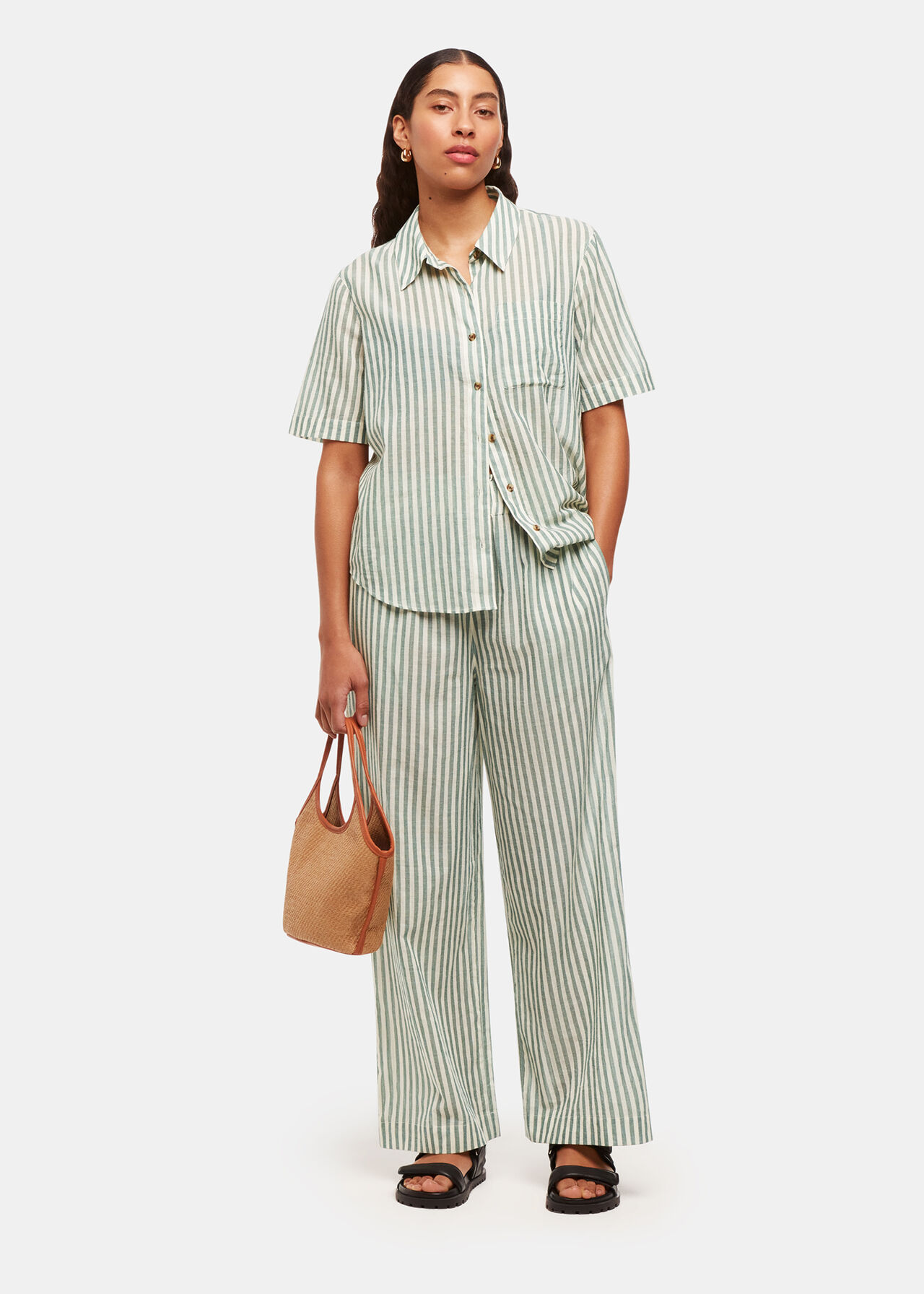 Stripe Beach Trouser