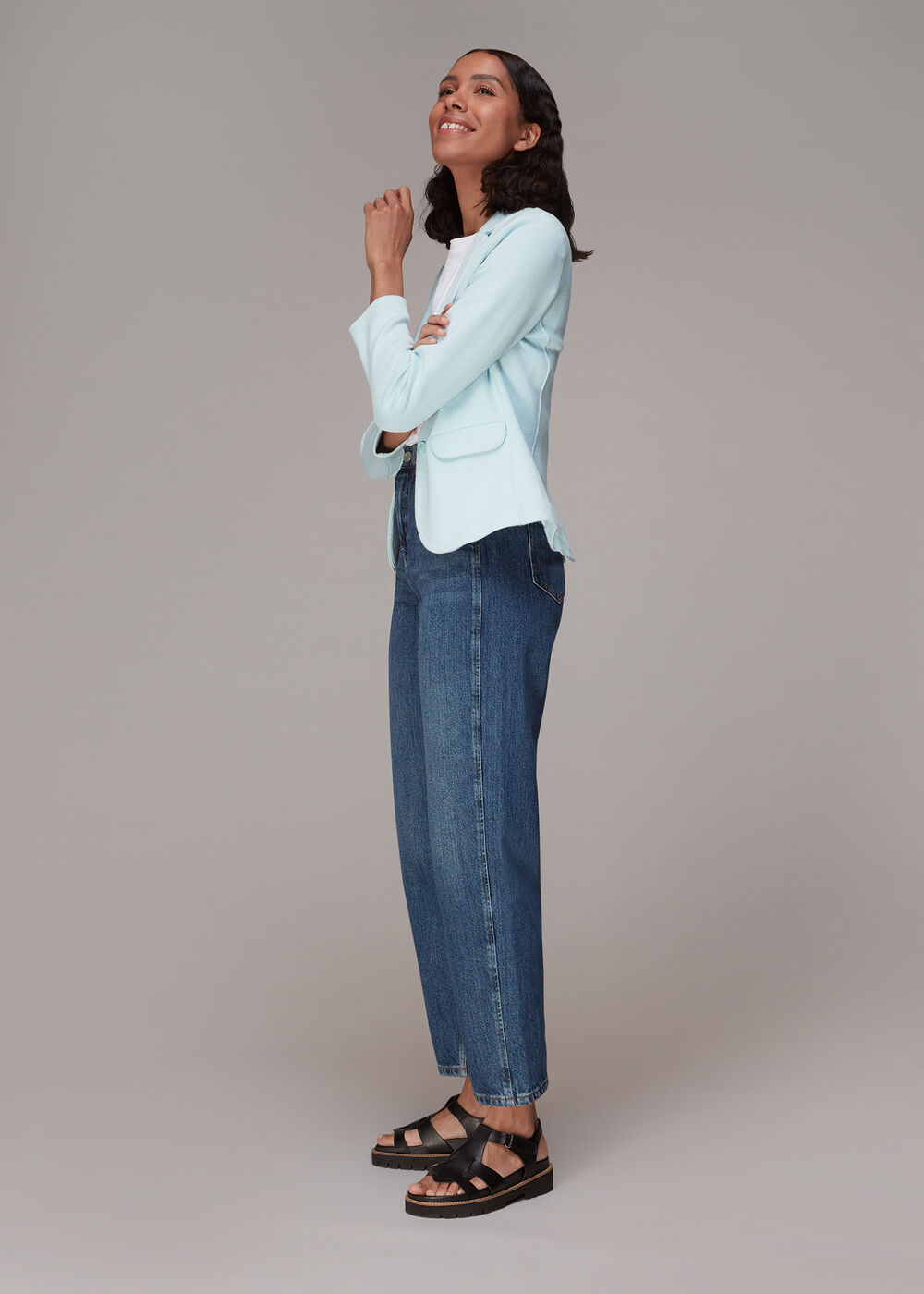 Slim Fit Jersey Jacket