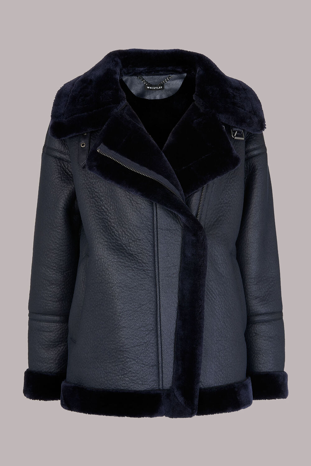 Lauren Faux Fur Biker