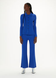 Collar Ribbed Shirt