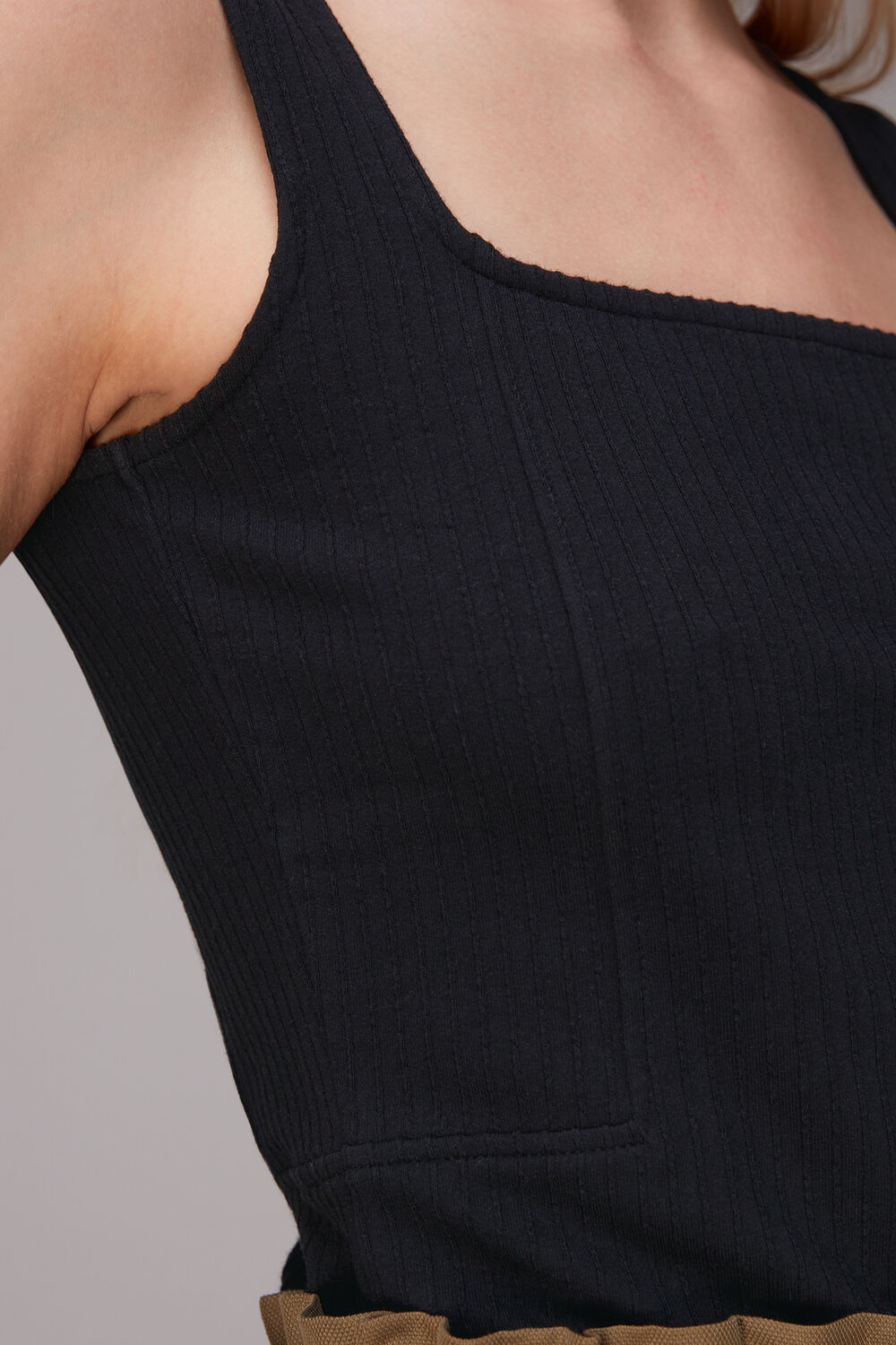Square Neck Rib Tank