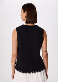 Cotton Boucle Fringe Tank