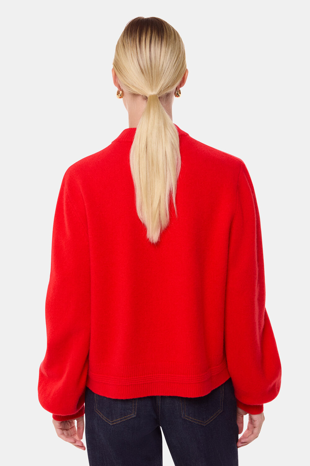 Zip Front Bomber Knit