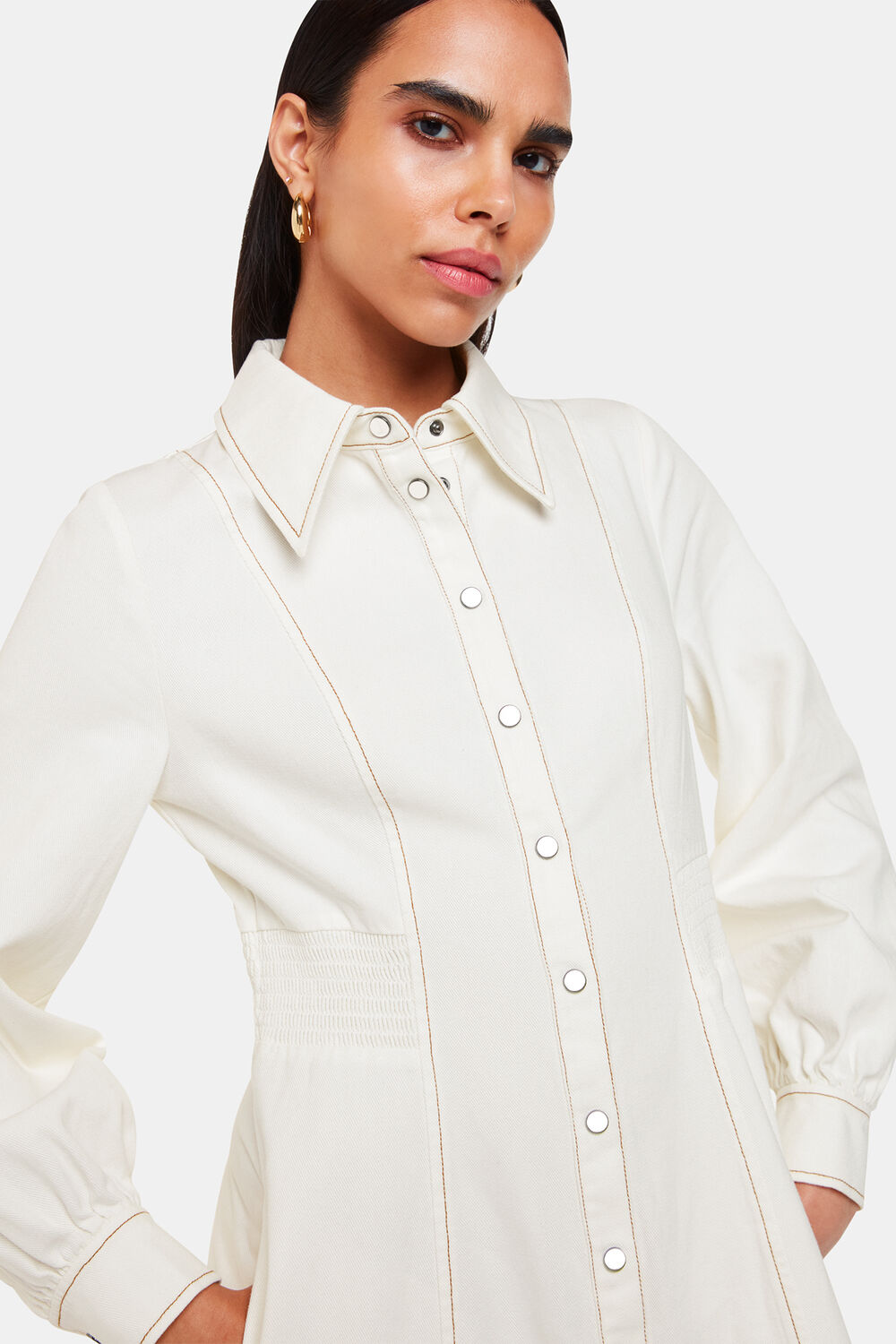 Harlowe Denim Midi Dress