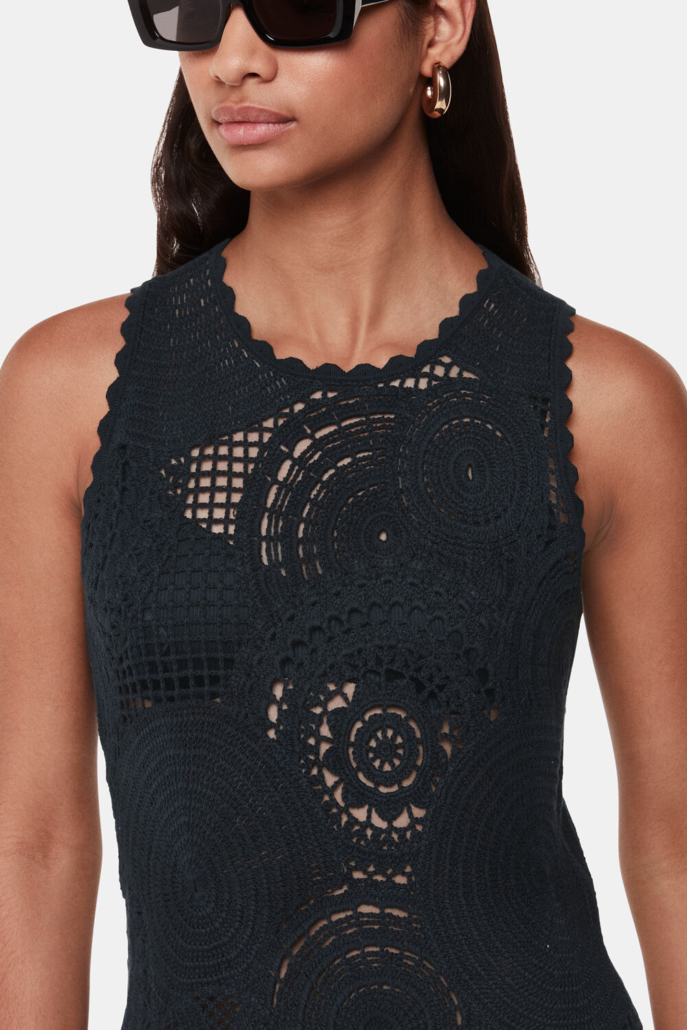 Crochet Circle Maxi Dress